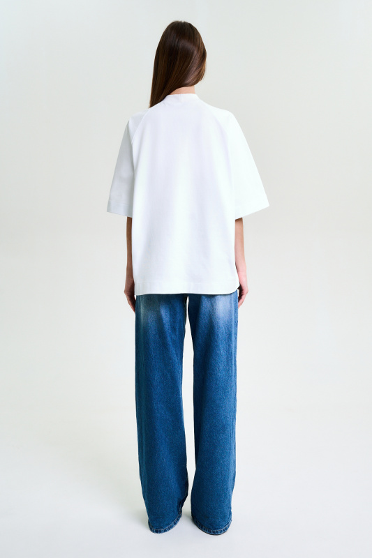 Футболка с рукавом реглан LABEL WHITE Футболка с рукавом реглан LABEL WHITE